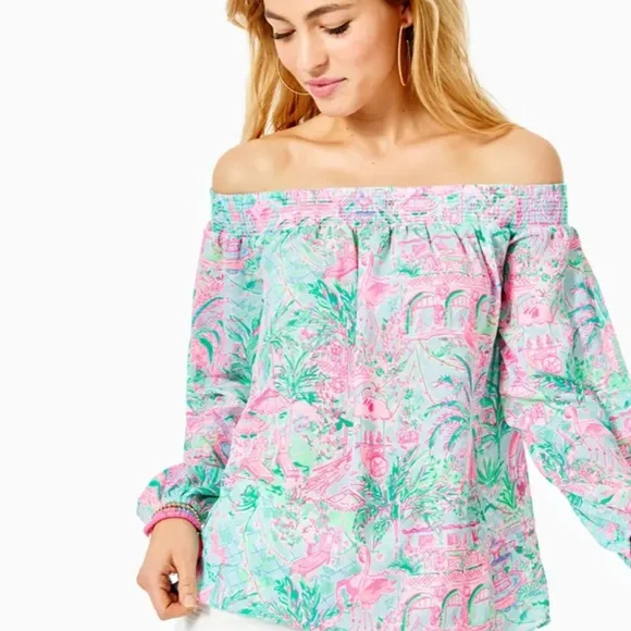Lilly Pulitzer | Tops | Nwt Lilly Pulitzer Off The Shoulder Mary 